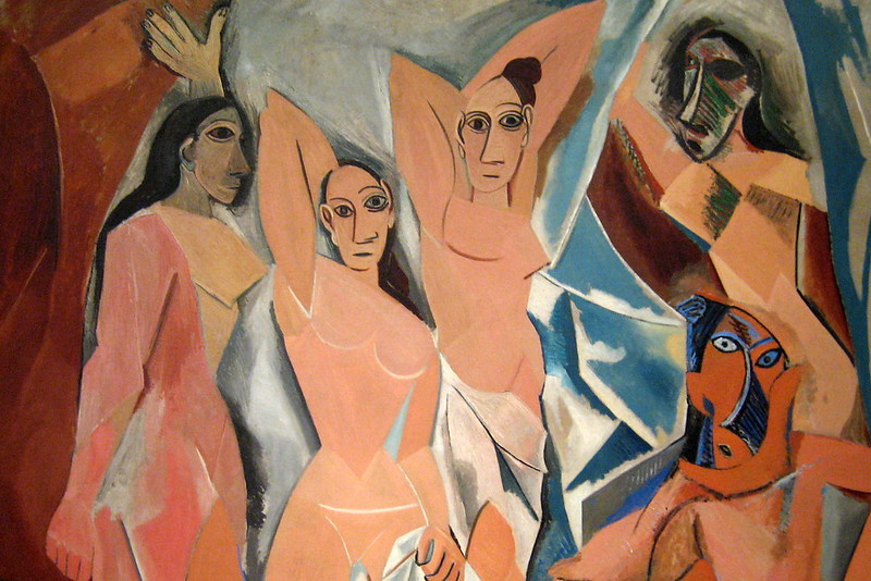Kubizam -Pablo Pikaso ,, Les Demoiselles d’Avignon" (1907)